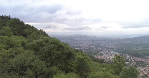 Clermont-Ferrand Drone view Stockbeeldmateriaal 131512219