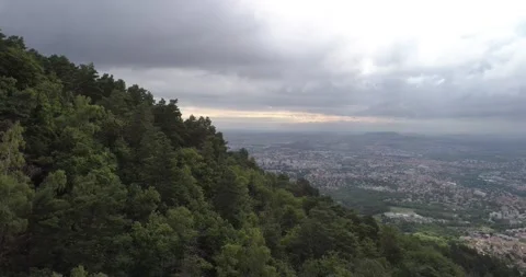 Clermont-Ferrand Drone view Stock-Footage 131512672