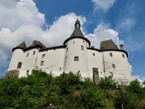 Clervaux castle in Luxembourg Stock Photos