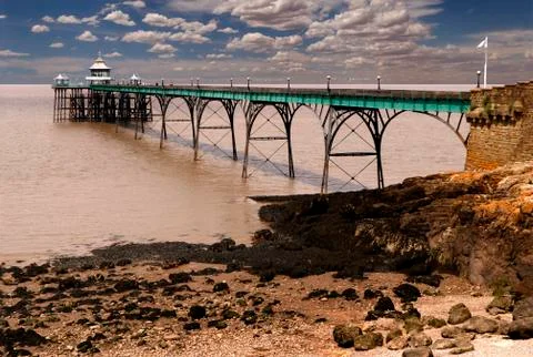 Clevedon Pier Stock-Fotos