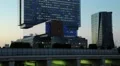 Cleveland clinic in Abu Dhabi, Al Maryah island, United Arab Emirates HD Footage