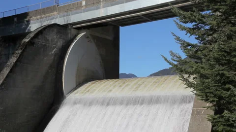 Cleveland Dam Stock Footage 1098955