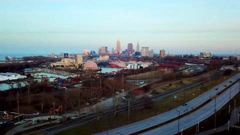 Cleveland Ohio Timelapse Stock Footage 230119363