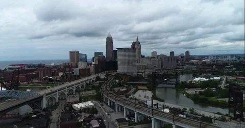 Cleveland skyline Vidéo 82135262
