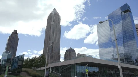 Cleveland Skyline 動画素材 126667041