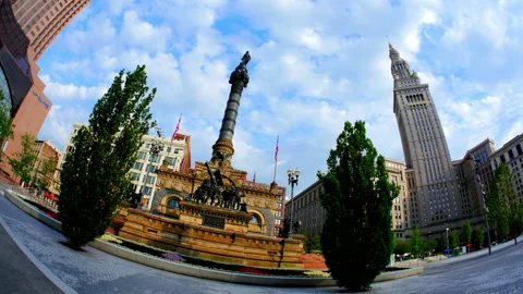 Cleveland Timelapse Stock Footage 158978353