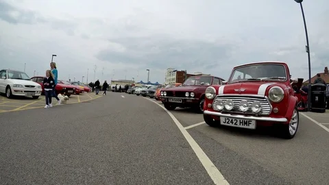Cleveleys car show, 2017 Stock Footage 77887034