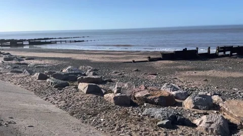 Cleveleys Fleetwood Blackpool beech Stock Footage 333545071