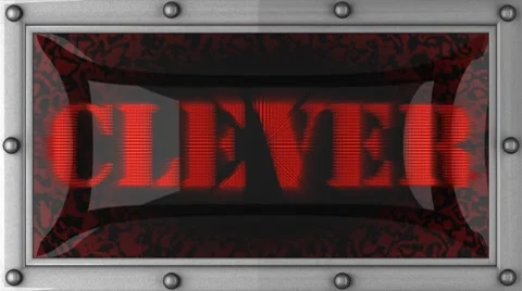 Clever on led Stock Footage 8685181