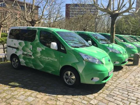 Clever Shuttle van Stock Photos