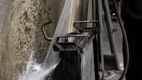 Clever Solution for Efficient Water Control - The Unique Adaptable Mechanism Stock Footage 320942639