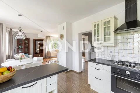 Clever solutions for a tiny apartment Stock Photos