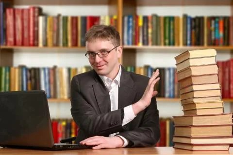Clever student Stock Photos