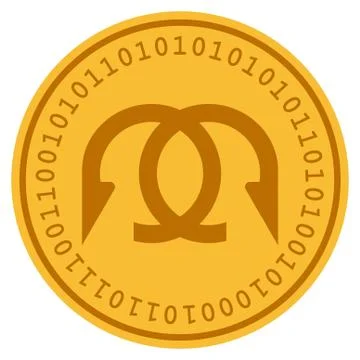 Clew Digital Coin Illustrazione stock