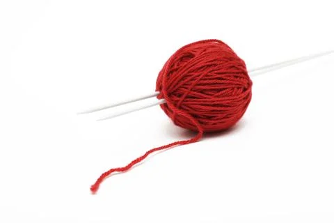 Clew with needles Foto stock