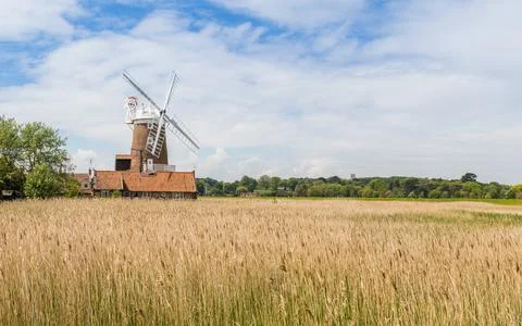 Cley Windmill panorama Stock Photos