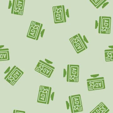 Click advertising glyph vector seamless pattern Illustrazione stock