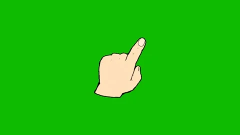 Click animation on green background 動画素材 329398885