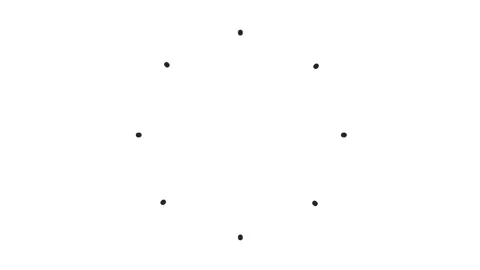 Click animation on a white and black background. Video stock 140437553