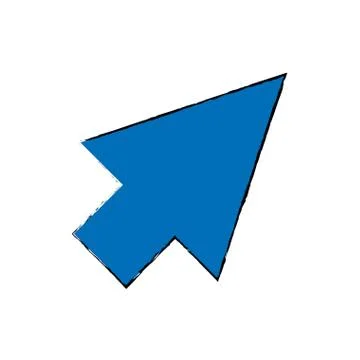 Click arrow cursor Illustrazione stock