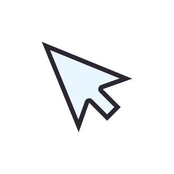 Click arrow cursor Illustrazione stock