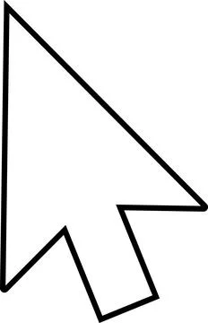 Click Arrow icon, Pointer arrow icon, cursor symbol, Click icon, cursor Poi.. Stock Illustration