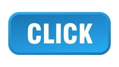 Click button. click square 3d push button 스톡 일러스트