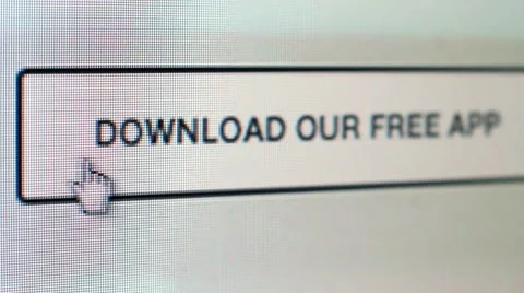 Click Button Download Our Free App Stock Footage 55324694