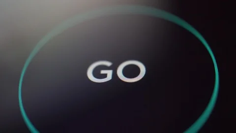 Click Button GO Stock Footage 105323392