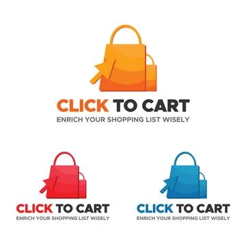 Click To Cart Logo Stock-Illustration