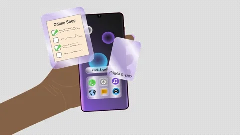 Click &amp; collect Stock Footage 153607136