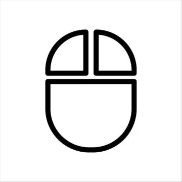 Click, computer, cursor, mouse, online, pointer icon Illustrazione stock