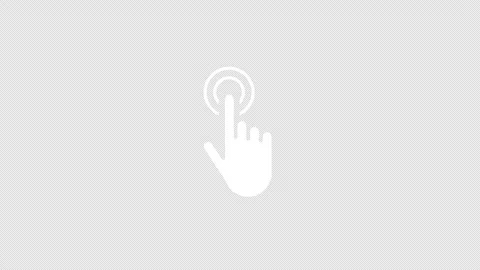 Click cursor pointer button concept icon loop animation video with alpha ch.. Stock Footage 277183623