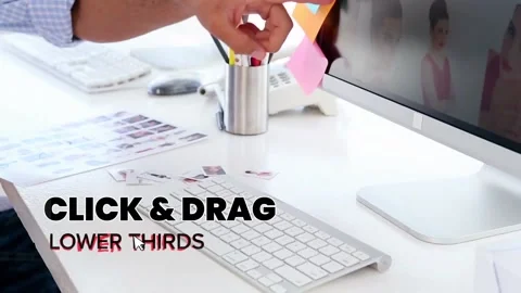 Click &amp; Drag Lower Thirds Stock After Effects
