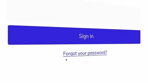 Click on forget your password by cursor pointer on a computer screen. Stock Footage 166877233
