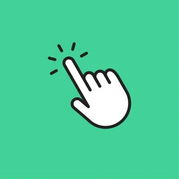 Click hand icon Stock Illustration