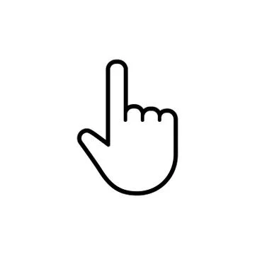 Click hand icon Stock Illustration
