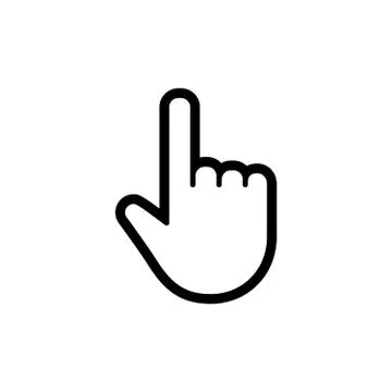 Click hand icon Stock Illustration