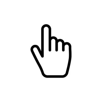 Click hand icon Stock Illustration