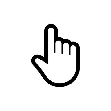 Click hand icon Stock Illustration