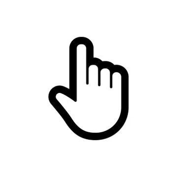 Click hand icon Stock Illustration