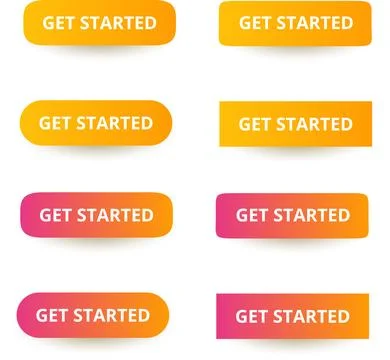 Click here button with arrow pointer clicking icon Stock Illustration