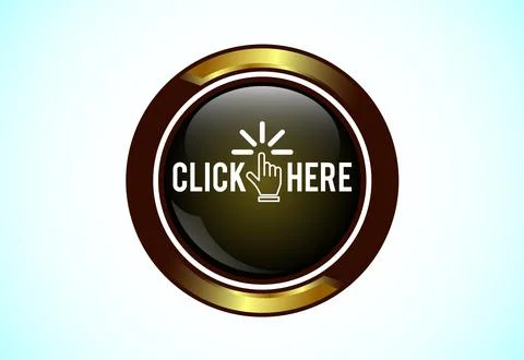 Click here button design illustration, Clicking icon suitable for mobile ap.. Stock Illustration