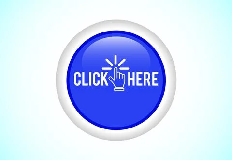 Click here button design illustration, Clicking icon suitable for mobile ap.. Stock Illustration