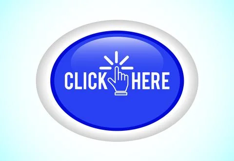 Click here button design illustration, Clicking icon suitable for mobile ap.. Stock Illustration