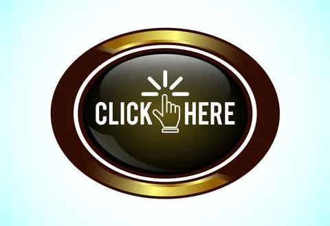 Click here button design illustration, Clicking icon suitable for mobile ap.. Stock Illustration