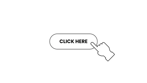 Click Here Button Label with Cursor Arrow Icon Video stock 335576559