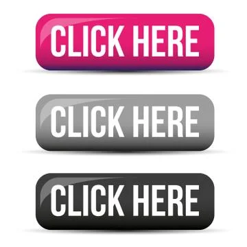 Click Here button set Stock Illustration