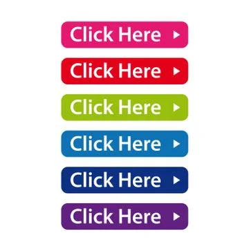 Click here button set Stock Illustration