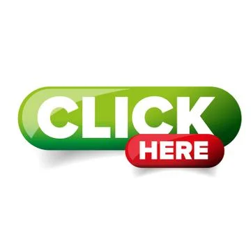 Click Here button vector Stock Illustration